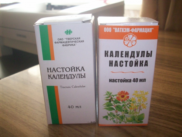 Настойка календулы для полоскания горла