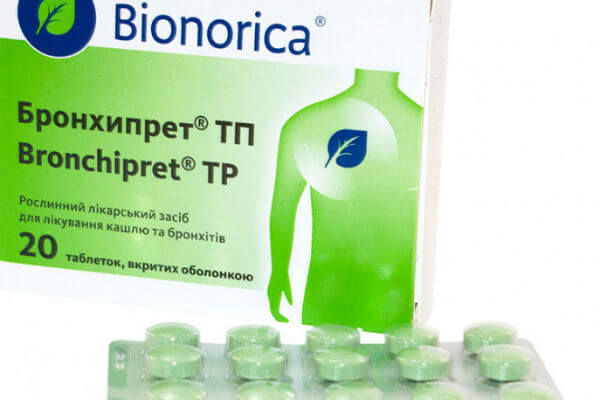 Таблетки Бронхипрет