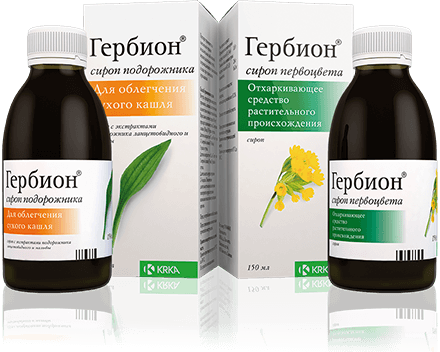 Дозировка сиропа Гербион