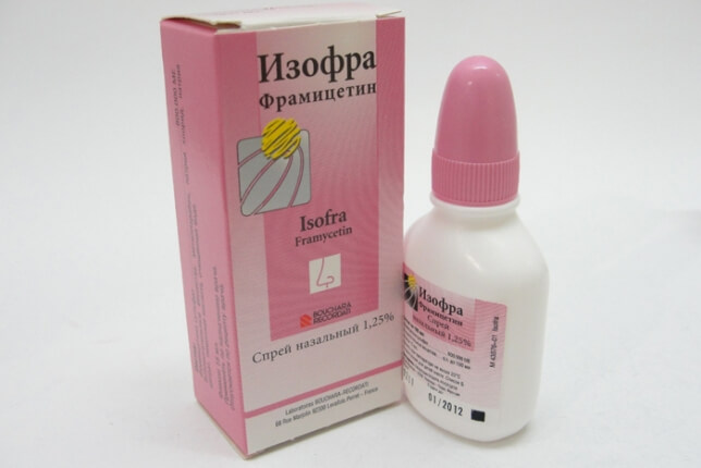 Препарат Изофра от насморка