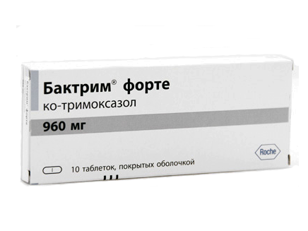 Бактрим и другие таблетки при отите у взрослых