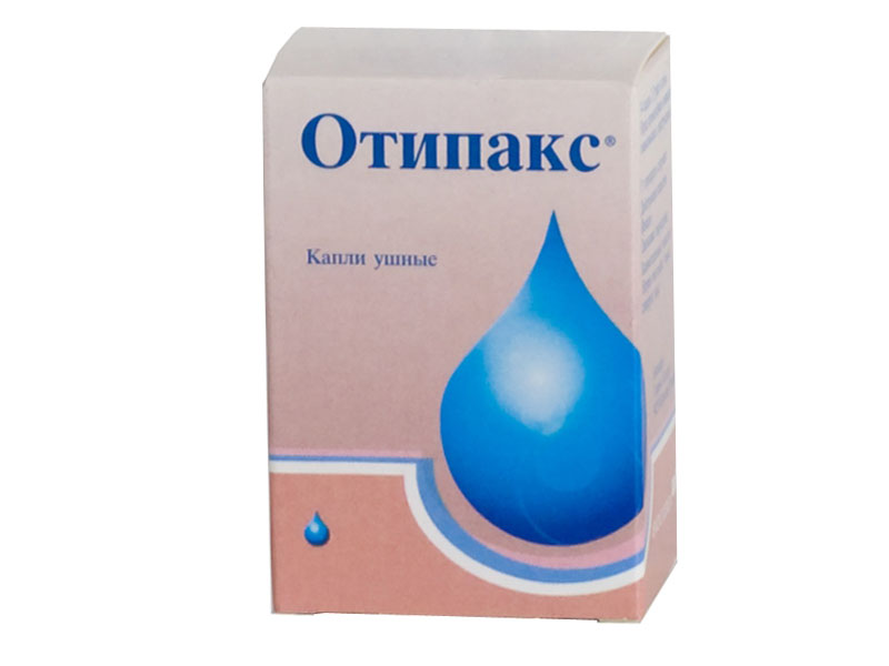Отипакс при среднем отите