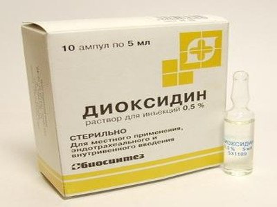 Диоксидин при отите
