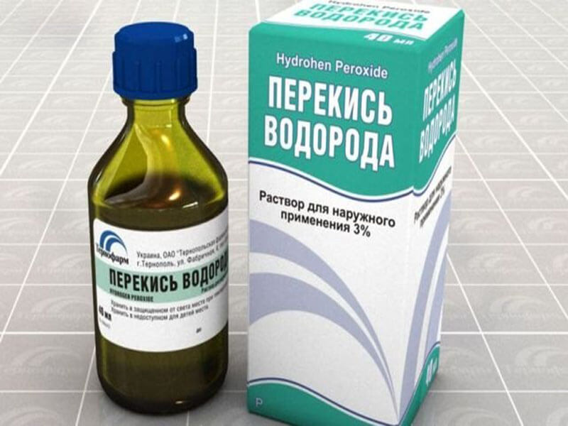 Как выглядит перекись водорода